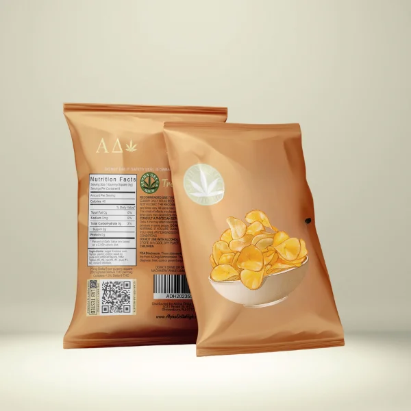 Custom Printed Chip Bags 4.5 x 6 "